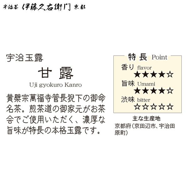 高級宇治玉露 甘露 40g袋入 § 宇治茶 茶葉 091201 | 伊藤久右 高級宇治玉露 甘露 40g袋入 § 宇治茶 茶葉 091201 | 伊藤久右