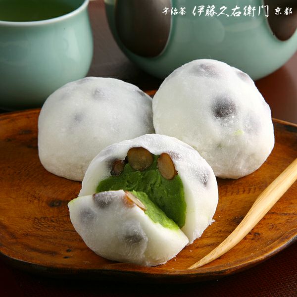 宇治抹茶豆だいふく 6個入【翌日お届け可】 § 数量限定 豆大福