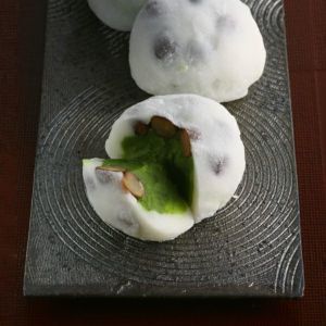 宇治抹茶豆だいふく 6個入 § 数量限定 豆大福 まめだいふく 和菓子 抹茶菓子 絶妙な塩加減 094629