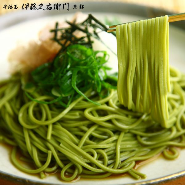 宇治抹茶そば200g 袋入 2人前 § 蕎麦 ソバ 単品 乾麺 茶房で人気 094784 | 伊藤久右衛門 公式オンラインショップ