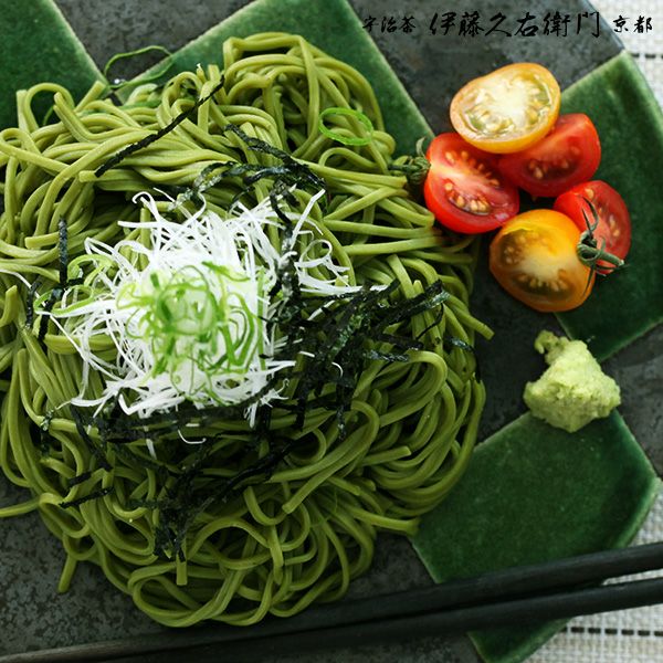 宇治抹茶そば200g 袋入 2人前 § 蕎麦 ソバ 単品 乾麺 茶房で人気 094784 | 伊藤久右衛門 公式オンラインショップ