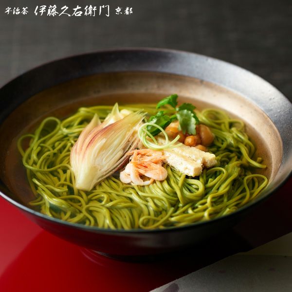 早割】【N-3】宇治抹茶そば2人前×3袋・めんつゆ6袋・にしん3本