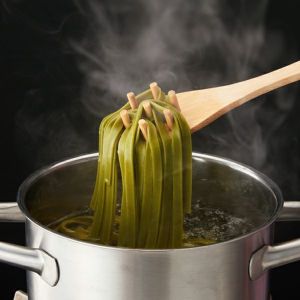 宇治抹茶フェットチーネ 180g 2人前 § 抹茶をパスタで味わう 京都 宇治 抹茶 パスタ デュラム小麦 090809