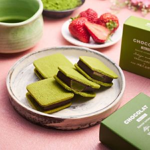 【数量限定】ショーコラ・宇治抹茶&いちご抹茶 単品 各5個セット【送料込み】 § 【期間限定】  ガナッシュ サンド バニラビーンズ コラボ S99991257